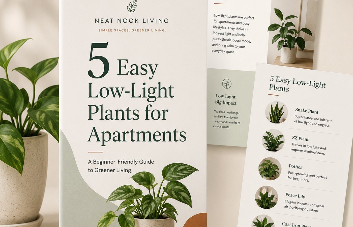 Plant care guide interior preview