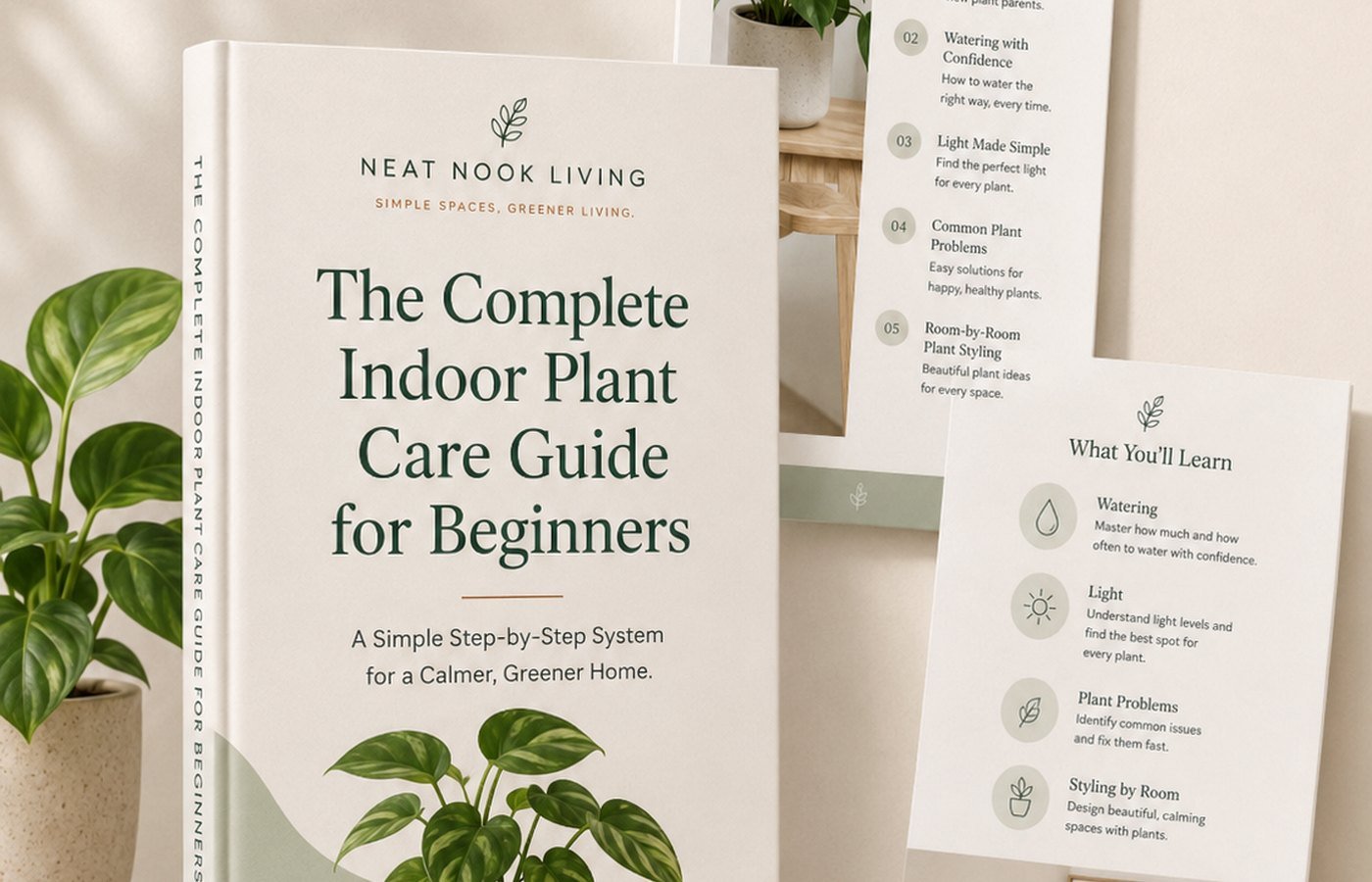 Premium indoor plant care ebook preview